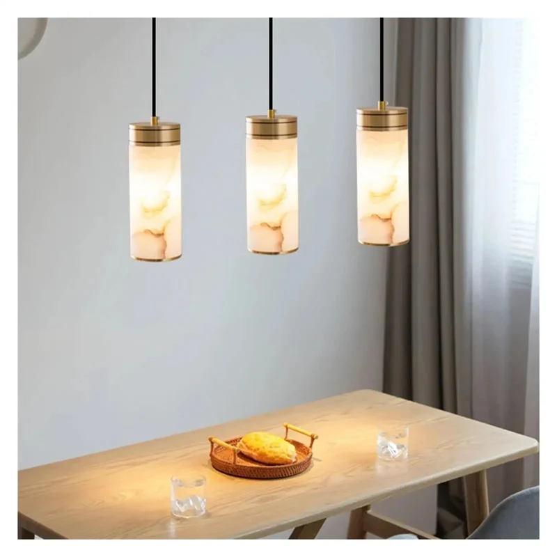 Pro Move Modern Marble Pendant Light With Three Fully Adjustable Heads And E27 Socket To Instantly Level Up Your Home Vibe Sleek Hanging Lamp For Living Areas Or Commercial Lounges