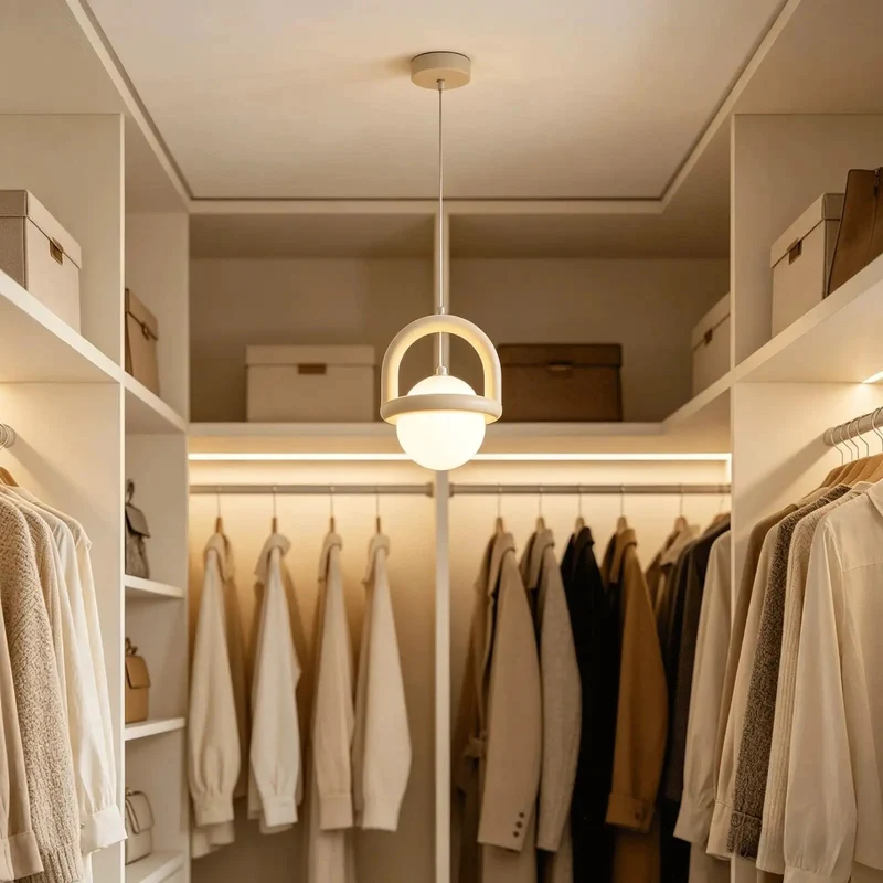 Modern Indoor Pendant Light Cream White Globe Shade Suspended Ceiling Fixture Hella Sleek Geometric Handle Frame Design Durable Resin Build For A Fresh Room Glow Up