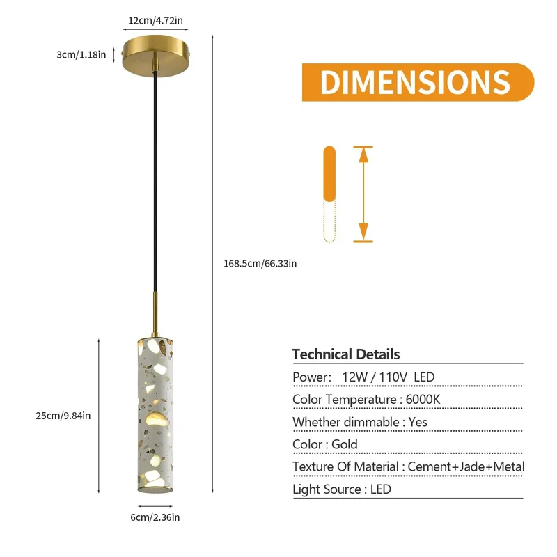 Modern Cement Pendant Lights 2 Pack Industrial Hanging Lamp For Kitchen Island Featuring Gold Base And Natural Jade Concrete Shade Drops A Dreamy Vibe Into Any Room Super Chic Decor Game Changer For Your Home Setup