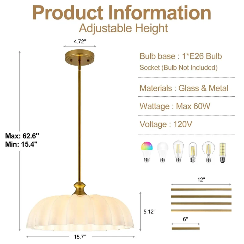 Super Smooth Vintage Vibes Milk Glass Pendant Light With Rad Floral Lampshade Hanging Perfectly Over Your Kitchen Island Or Dining Room To Cast A Chill Ambient Glow That Truly Slays The Modern Home Space