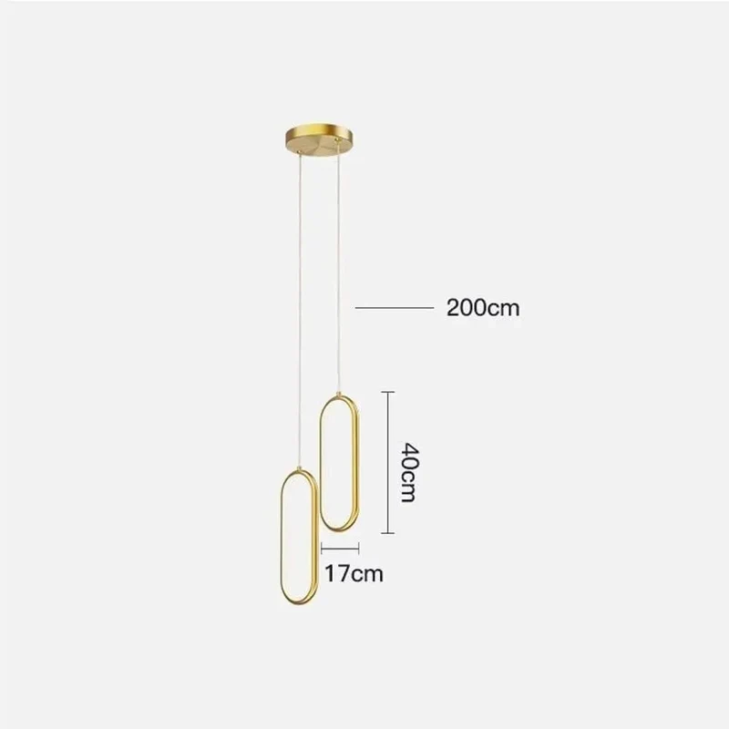 Sleek Gold Aluminum Pendant Light Featuring Dimmable Led Bulb And Three Adjustable Color Modes To Level Up Your Bedroom Or Living Room Smooth Modern Lamp