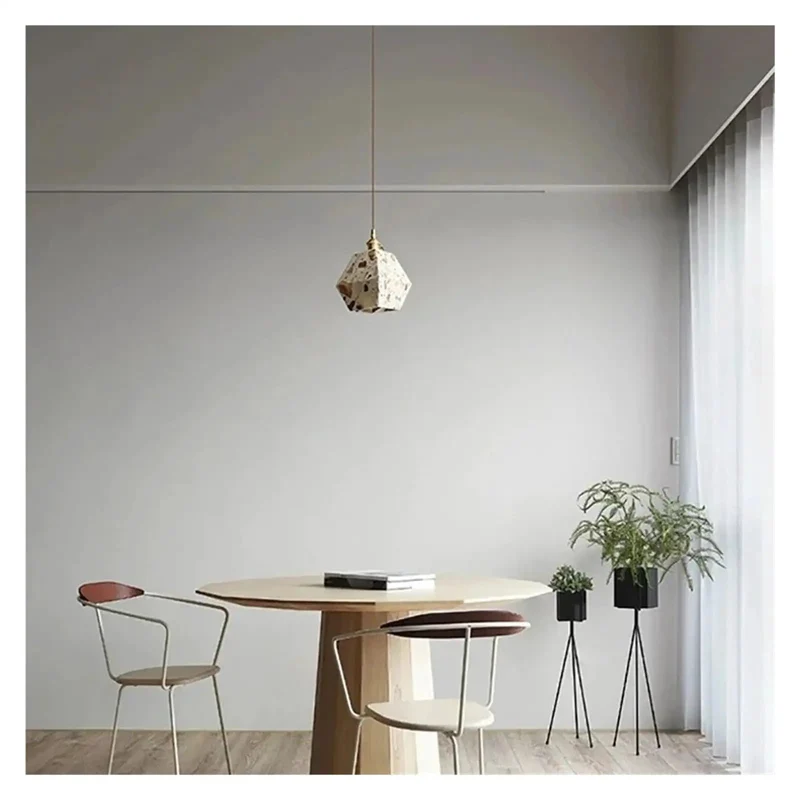 Industrial Concrete Pendant Light Fixture Boasts A Badass Cement Construction To Bring A Fresh Urban Vibe To Your Cozy Bedroom Dining Room Or Cafe Decor Setup Today