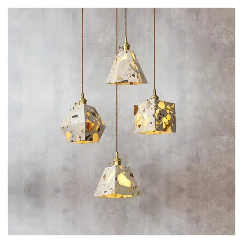 Industrial Concrete Pendant Light Fixture Boasts A Badass Cement Construction To Bring A Fresh Urban Vibe To Your Cozy Bedroom Dining Room Or Cafe Decor Setup Today