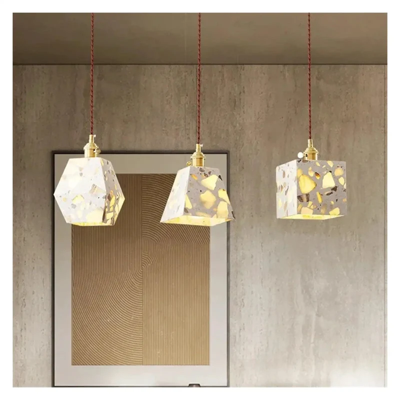 Industrial Concrete Pendant Light Fixture Boasts A Badass Cement Construction To Bring A Fresh Urban Vibe To Your Cozy Bedroom Dining Room Or Cafe Decor Setup Today