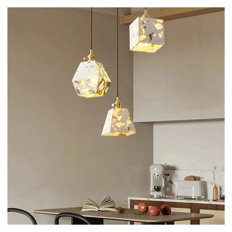 Industrial Concrete Pendant Light Fixture Boasts A Badass Cement Construction To Bring A Fresh Urban Vibe To Your Cozy Bedroom Dining Room Or Cafe Decor Setup Today
