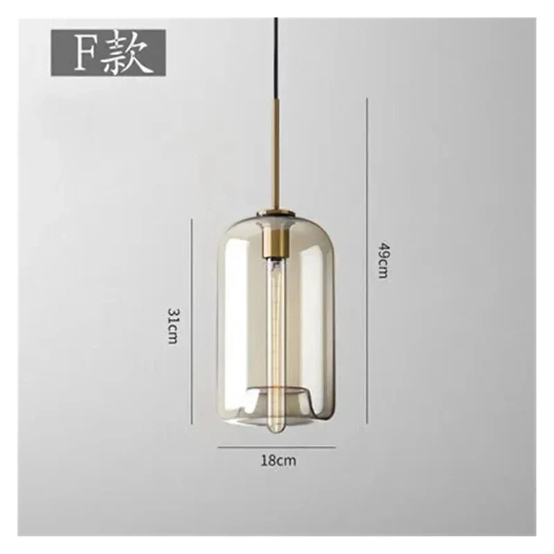 Sleek Nordic Industrial Glass Pendant Light With Top Shelf Acrylic Build Slick Design For Dining Room Bar Or Kitchen Space Modern Single Chandelier To Level Up Your Place Vibe Real Quick