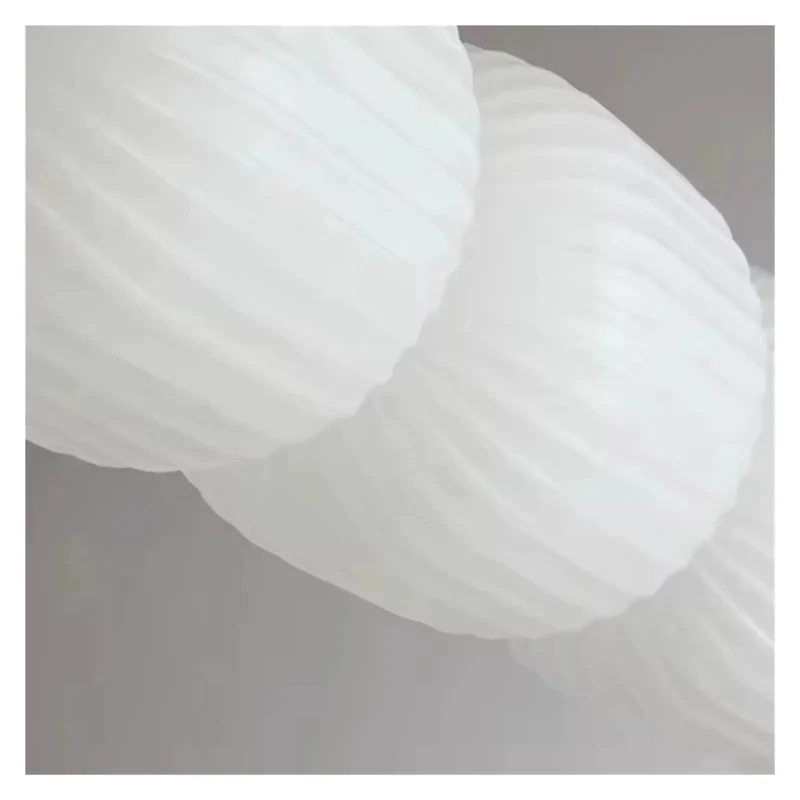 Sleek White Glass Bulb Chandelier With Adjustable Metal Frame Brings A Clean Room Glow Up Perfect For Kitchens Bedrooms Or Cafes Featuring Reliable Led Pendant Lighting For Daily Home Vibes