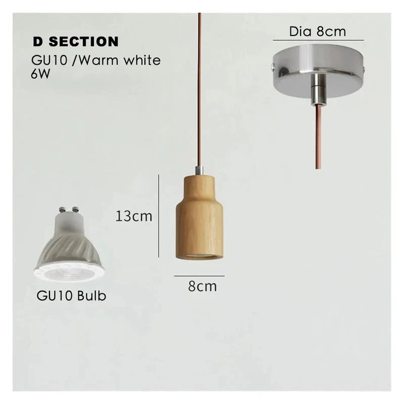 Premium Natural Walnut Wood LED Pendant Light For Dining Room And Living Area Bringing Dang Solid Vibes With Smooth Even Glow As A Knockout Home Upgrade Fixture
