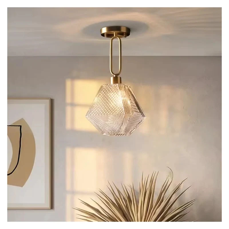 Fresh Nordic Led Pendant Light Featuring Diamond Cut Glass And Brushed Gold Finish For Kitchen Island Or Living Room Setup Modern Scandi Hanging Fixtures That Totally Slay Every Room Vibe While Delivering Top Tier Ambient Glow
