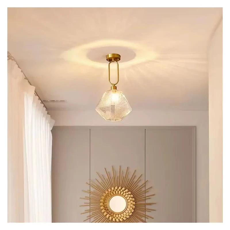 Fresh Nordic Led Pendant Light Featuring Diamond Cut Glass And Brushed Gold Finish For Kitchen Island Or Living Room Setup Modern Scandi Hanging Fixtures That Totally Slay Every Room Vibe While Delivering Top Tier Ambient Glow