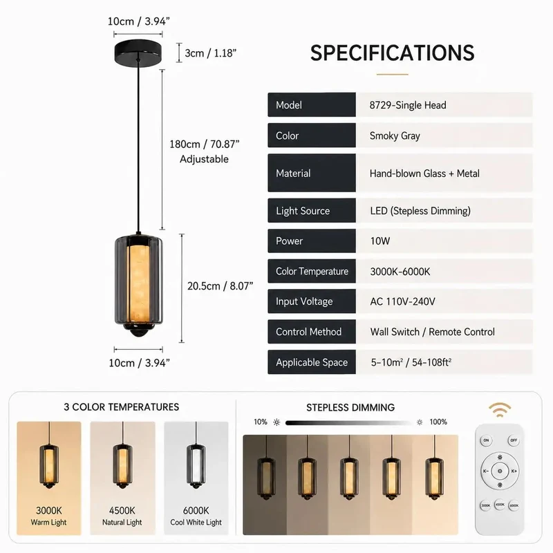 Dope Alabaster Pendant Light With Smoke Glass Shade And Hand Blown Cloud Texture For A Hella Smooth Ambient Glow Perfect For Modern Kitchen Island And Dining Room Ceiling Fixture