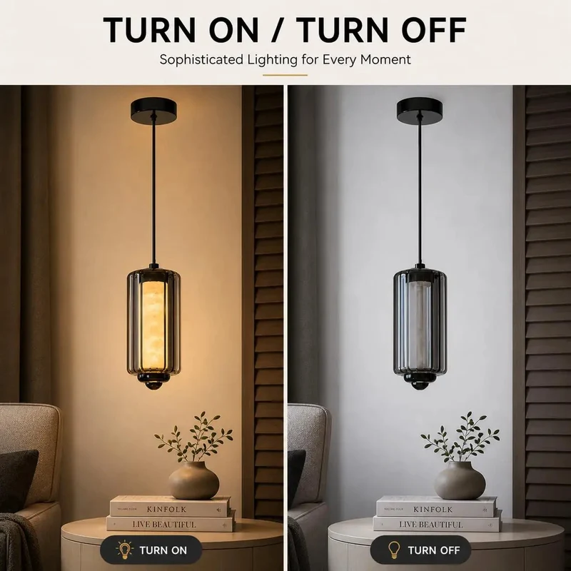 Dope Alabaster Pendant Light With Smoke Glass Shade And Hand Blown Cloud Texture For A Hella Smooth Ambient Glow Perfect For Modern Kitchen Island And Dining Room Ceiling Fixture
