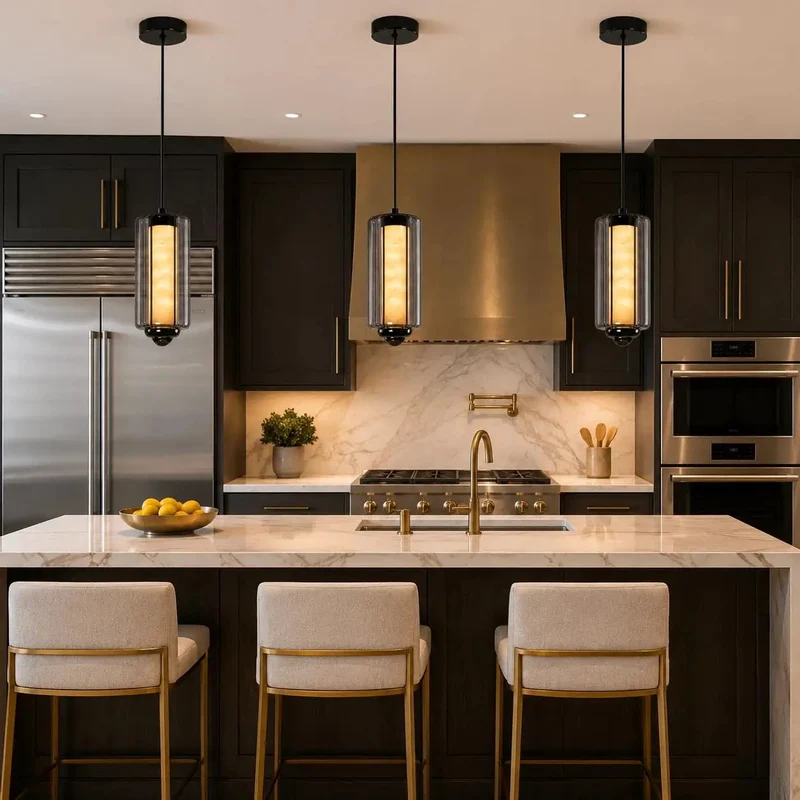 Dope Alabaster Pendant Light With Smoke Glass Shade And Hand Blown Cloud Texture For A Hella Smooth Ambient Glow Perfect For Modern Kitchen Island And Dining Room Ceiling Fixture