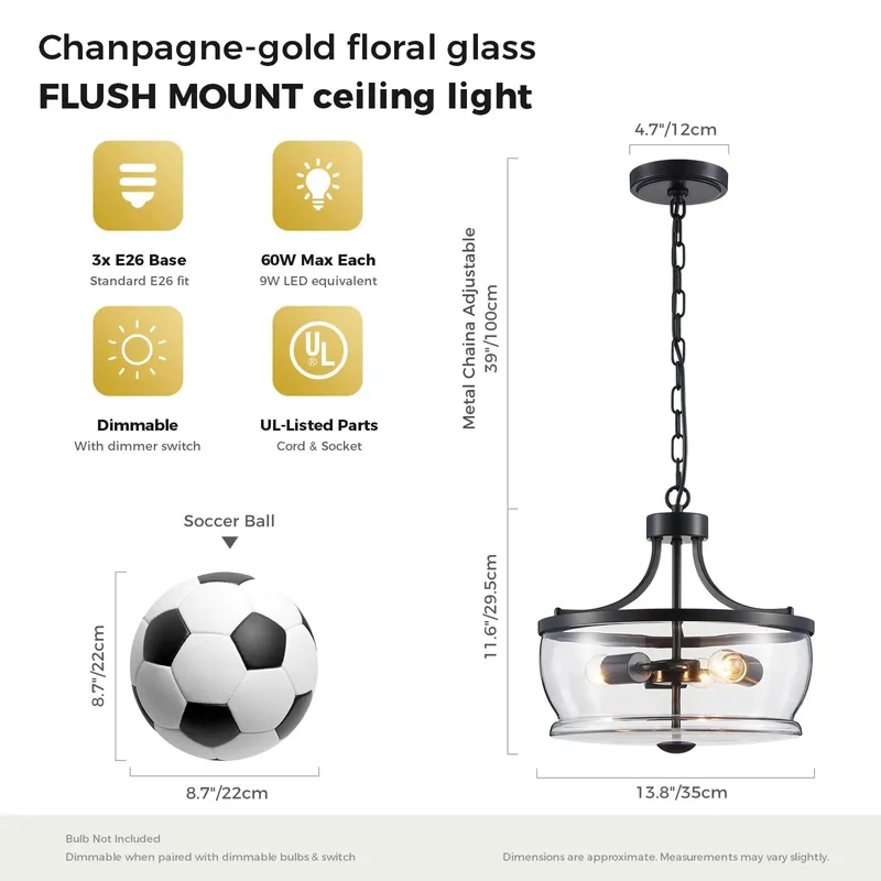 Three Light Glass Pendant Light Featuring Fully Adjustable Drop Chain And Clear Lens Shells To Serve Up A Hella Chic Lighting Vibe For Your Home And Kitchen