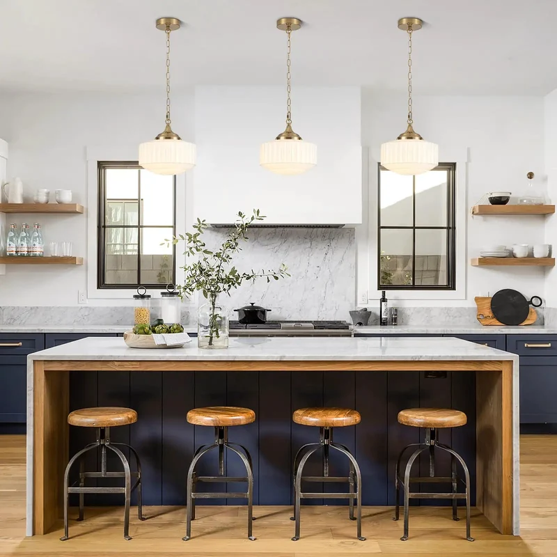 The Real Deal Vintage Pendant Light Featuring A Sleek Glass Globe Delivers A Totally Cool Vibe For Kitchen Islands Dining Rooms Hallways And Modern Living Spaces