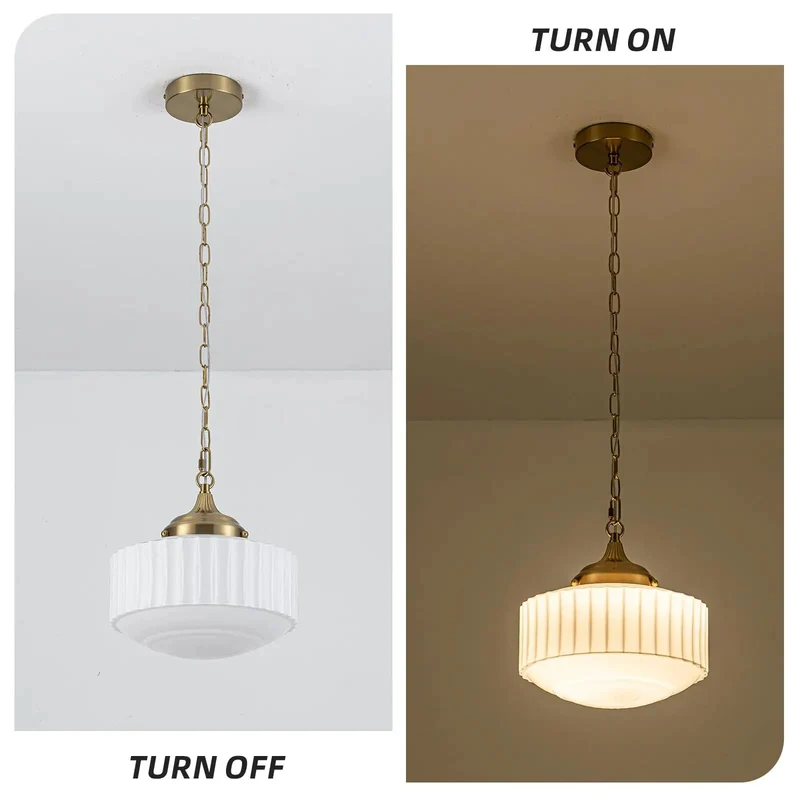 The Real Deal Vintage Pendant Light Featuring A Sleek Glass Globe Delivers A Totally Cool Vibe For Kitchen Islands Dining Rooms Hallways And Modern Living Spaces