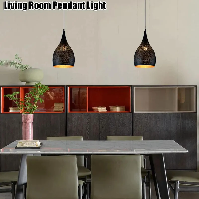 Heavy Duty Industrial Wrought Iron Pendant Light With Adjustable Single Drop And Slick Rustic Finish Designed For Kitchen Island And Dining Spaces E27 Socket Compatibility Ensures Seamless Use With LED And Smart Bulbs