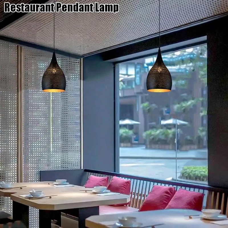 Heavy Duty Industrial Wrought Iron Pendant Light With Adjustable Single Drop And Slick Rustic Finish Designed For Kitchen Island And Dining Spaces E27 Socket Compatibility Ensures Seamless Use With LED And Smart Bulbs