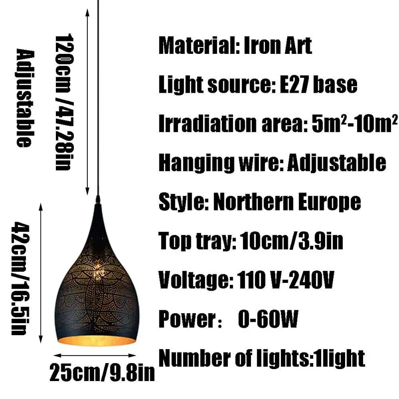 Heavy Duty Industrial Wrought Iron Pendant Light With Adjustable Single Drop And Slick Rustic Finish Designed For Kitchen Island And Dining Spaces E27 Socket Compatibility Ensures Seamless Use With LED And Smart Bulbs