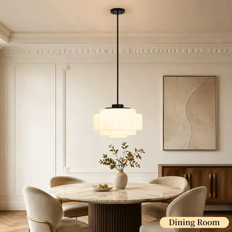 Top Shelf Vintage Pleated Milk Glass Pendant Light Fixture With A Slick Ribbed Shade Delivering A Smooth Chill Glow Perfectly Suited For Dining Rooms And Hallways