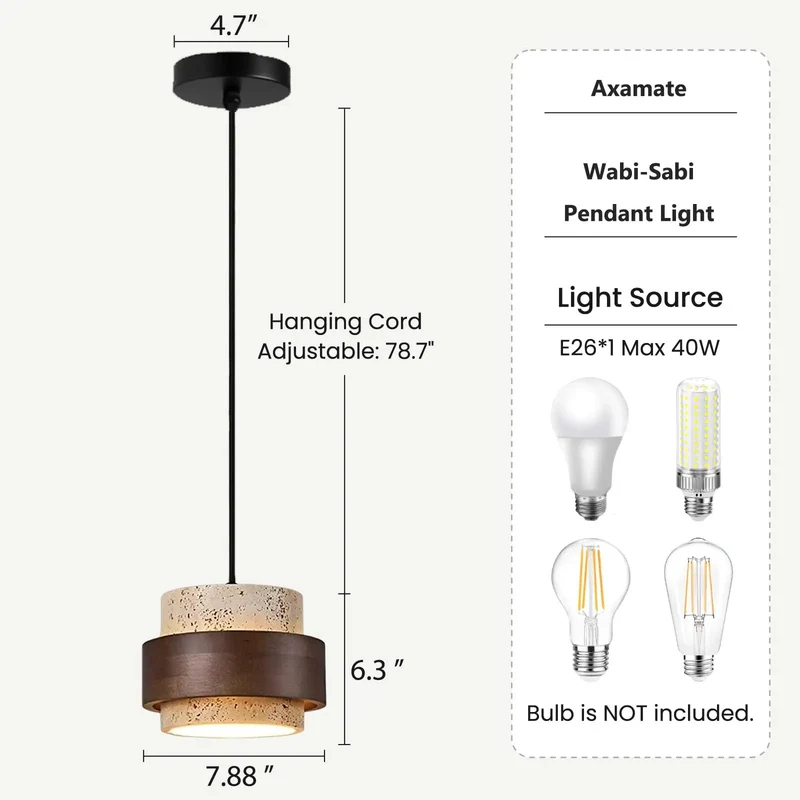 Handcrafted Wabi Sabi Pendant Light Featuring Solid Natural Stone Shell And Smooth Wood Trim Provides Straight Up Stunning Illumination Perfectly Suited For Kitchen Islands Modern Dining Rooms Or Cozy Living Spaces While Injecting Serious Rustic Vibe