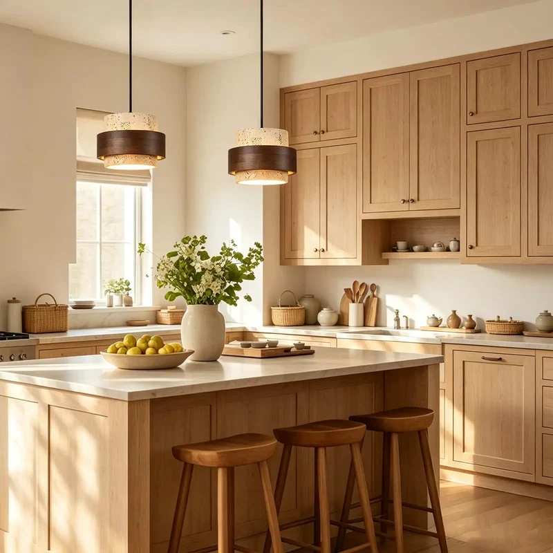 Handcrafted Wabi Sabi Pendant Light Featuring Solid Natural Stone Shell And Smooth Wood Trim Provides Straight Up Stunning Illumination Perfectly Suited For Kitchen Islands Modern Dining Rooms Or Cozy Living Spaces While Injecting Serious Rustic Vibe