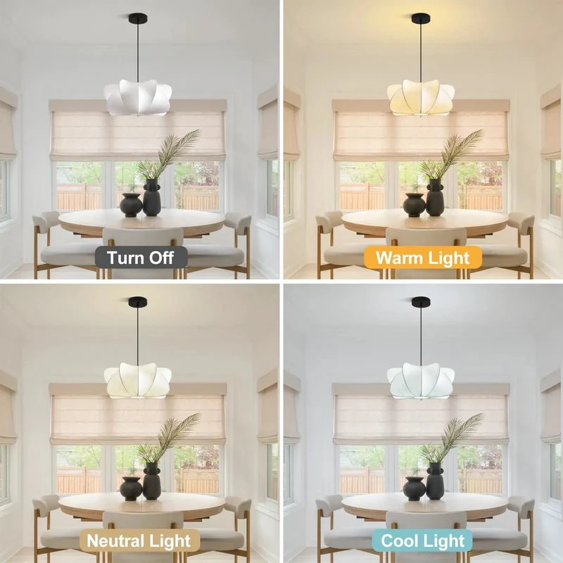 Dead On Slick Seamless Faux Silk Lantern Pendant Light With Solid Metal Core Top Tier Wabi Sabi Hanging Lamp For Modern Rustic Dining Rooms And Chill Hangout Spaces Featuring One Piece Molded Shade Excellence