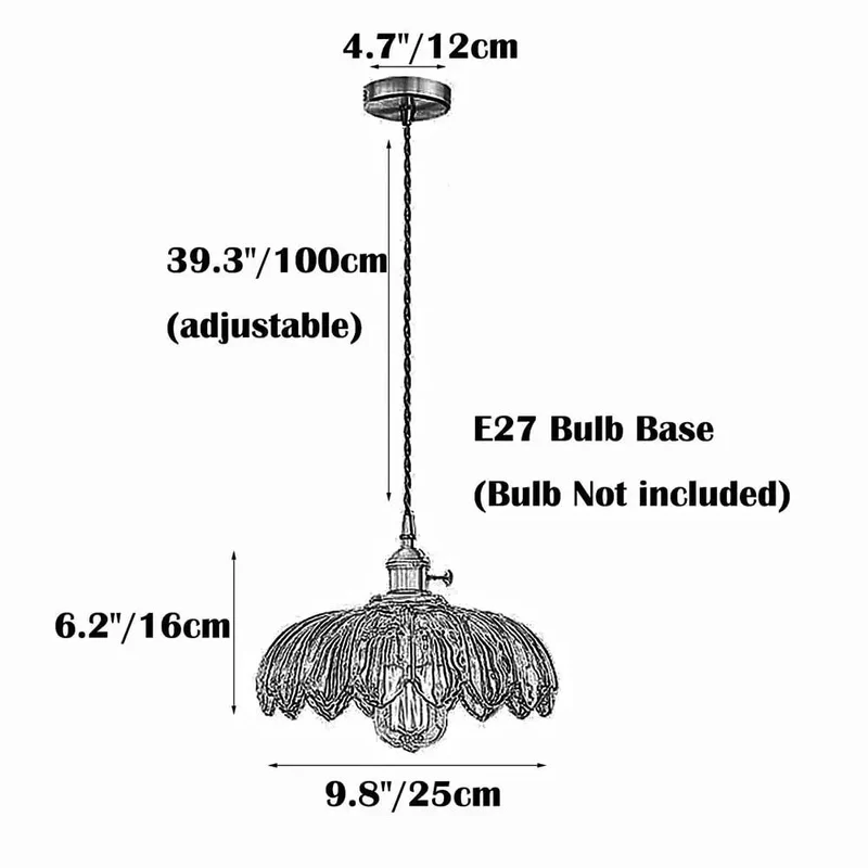 Snazzy Flower Glass Pendant Light With Adjustable Hanging Chain For Kitchen Sink Island Lighting Modern Farmhouse Vibes Perfect For Your Awesome Home Decor Setup Green White