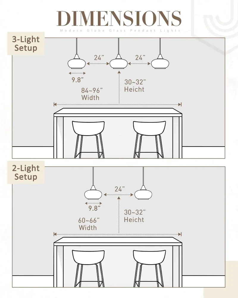Slick Modern Farmhouse Bubble Glass Pendant Light Brushed Nickel Kitchen Island Hanging Lamp With Adjustable Height Downrod Set Top Notch Ceiling Fixture For Any Sweet Home Setup