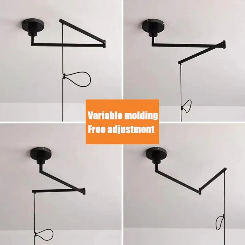 Smooth Swing Arm Chandelier With Hand Woven Bird Nest Shade Matte Black Adjustable Pendant Light For Farmhouse Dining Room And Kitchen Island Decor Straight Up Game Changer Upgrade Your Space