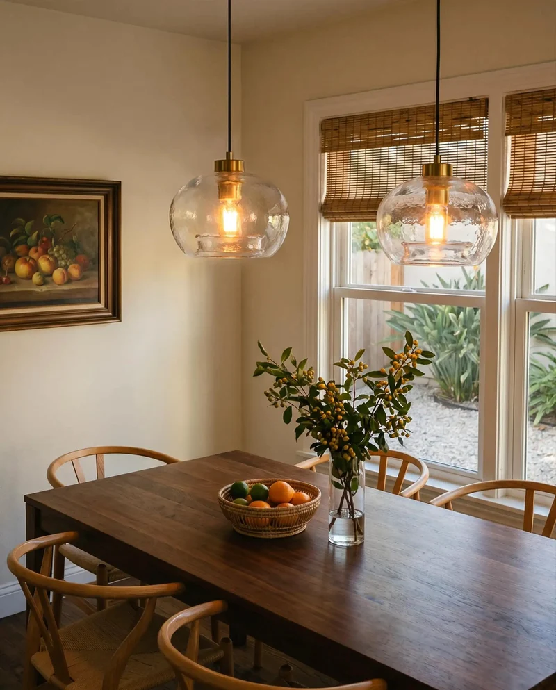 Killer Modern Glass Pendant Lights Two Pack With Textured Clear Globe Shades And Brass Hardware Black Cord Effortless Hang For Kitchen Island Or Dining Room Absolute Vibe Shift Ambient Glow