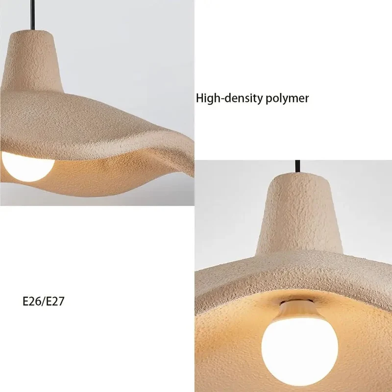 Heavy Duty Textured Pendant Light Cream Hanging Lamp For Kitchen Island With Cozy Warm Ambiance Easy Drop Wire Setup Solid Metal Frame Super Sleek Modern Decor Game Changer