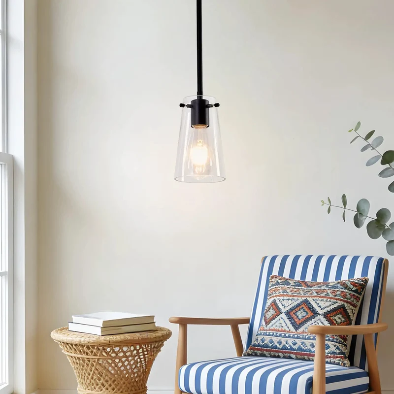 Three Pack Clear Glass Pendant Lights For Kitchen Island Catching Glances With That Sharp Matte Black Vibe And Killer Downlight Plus Flexible Hanging Setup For Total Home Glow Up