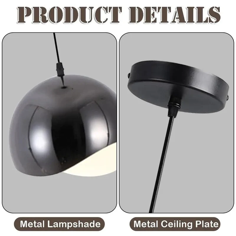 Solid Gauge Steel Pendant Lamp Serving Up Real American Industrial Swagger With A Straight 8.2 Inch Width And Standard E26 Bulb Support Up To Sixty Watts For That Smooth Lazy Evening Glow You Actually Crave