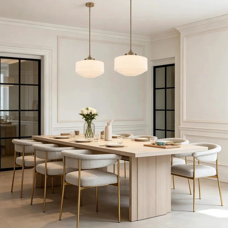 Totally Timeless Vintage Brass Pendant Light Featuring Pleated Milk Glass Shade And Simple E26 Bulb Setup Completely Fresh Look For Kitchen Dining Room Or Cafe Room Glow Up