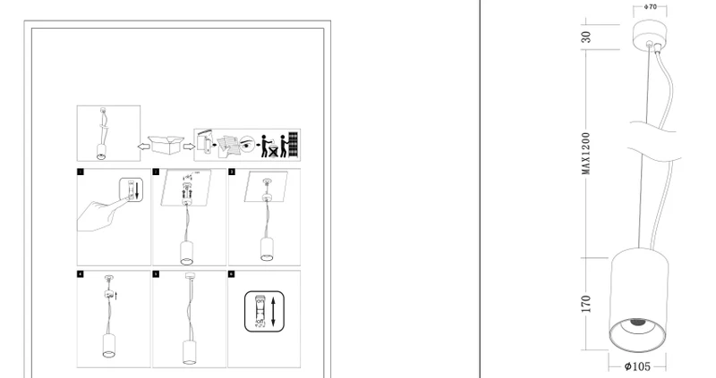 Suspension plafond Cuisine Blanche
