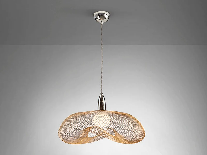 Suspension Salon Cuisine Moderne Doré Métal