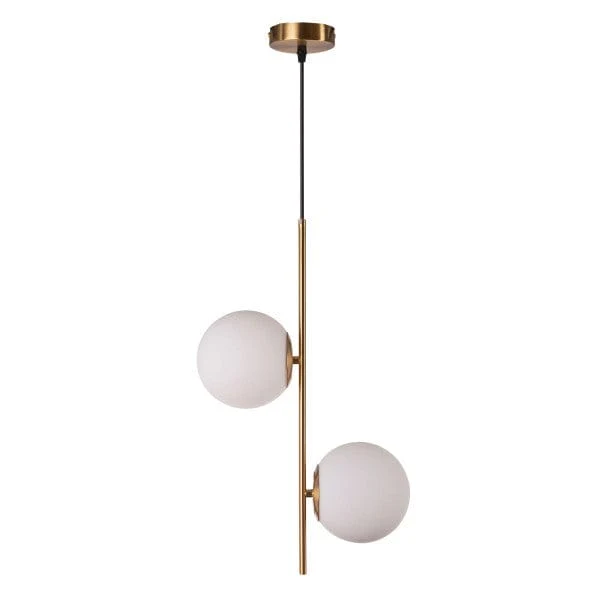 Lampe suspension plafond Boules Doré Salon