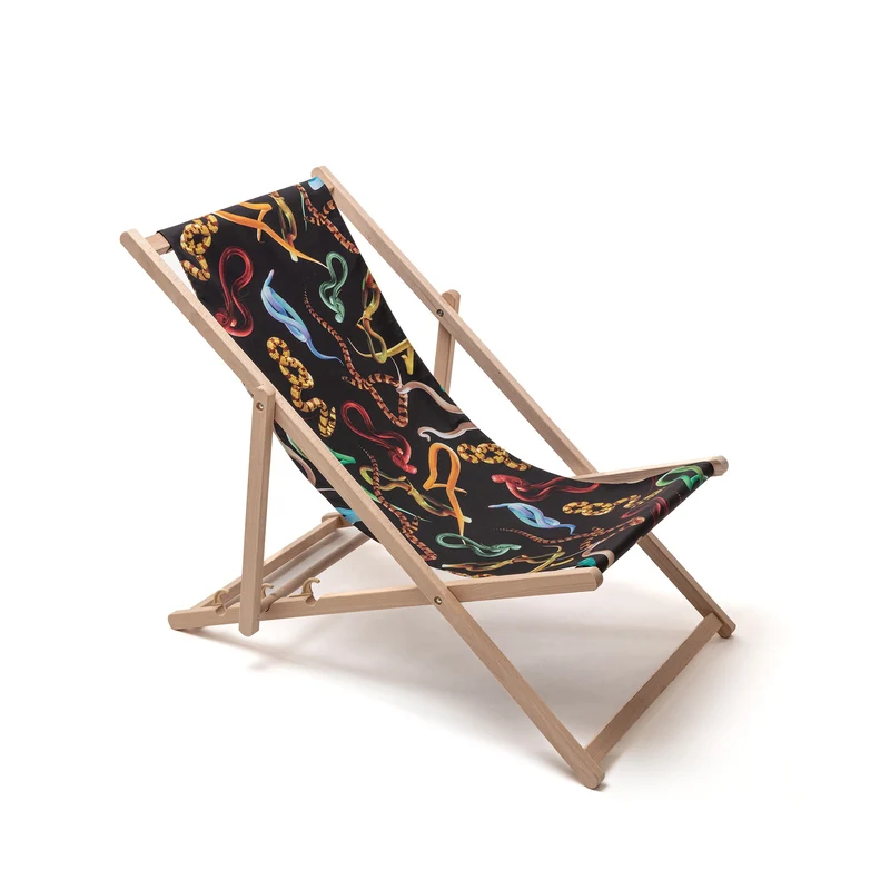 Seletti Toiletpaper Folding Deckchair