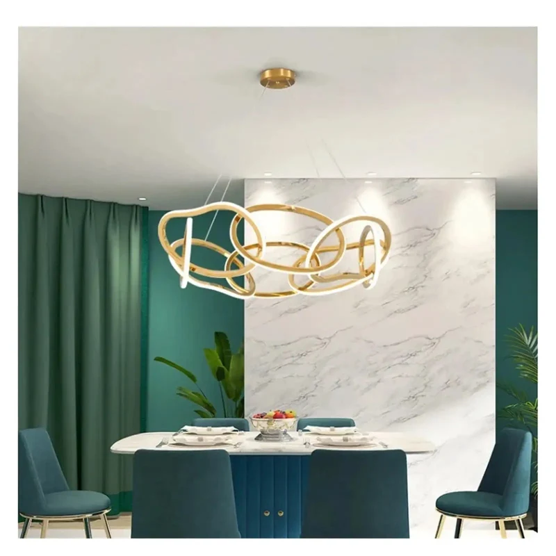 Top Notch Stainless Steel Led Pendant Lamp Killer Minimalist Design For Living Room Bedroom Restaurant Solid Hanging Chandelier With Warm Glow Snag This Game Changing Fixture