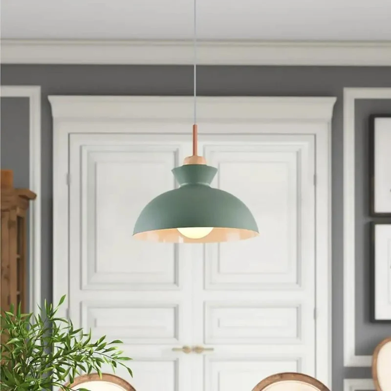 Grab The Real Deal With This 11 Inch Natural Wood Pendant Light Featuring Super Tough Metal Shades And Vintage Barn Style That Looks Totally Awesome Over Kitchen Islands Or Bedroom Ceilings Today
