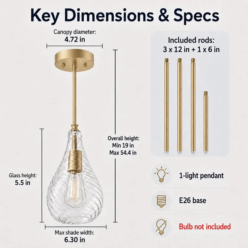 Straight Up Stunning Champagne Gold Pendant Light Featuring A Sleek Twisted Clear Glass Shade Top Shelf Choice For Kitchen Islands Or Dining Rooms Adjustable Cable Keeps That Cool Modern Lighting Flow