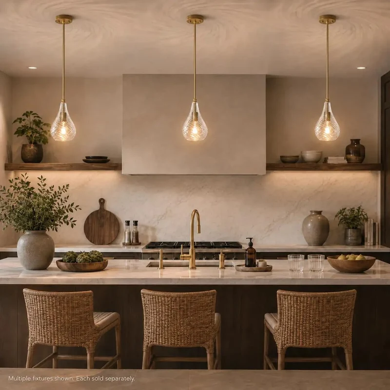 Straight Up Stunning Champagne Gold Pendant Light Featuring A Sleek Twisted Clear Glass Shade Top Shelf Choice For Kitchen Islands Or Dining Rooms Adjustable Cable Keeps That Cool Modern Lighting Flow