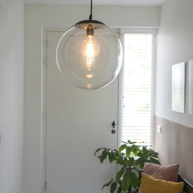 Suspension intelligente boule transparente