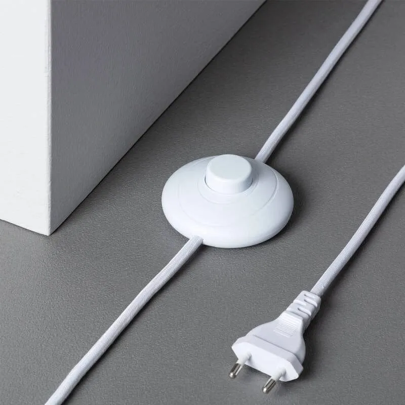 Lampadaire Doré avec 2 Boules Blanches Design Salon