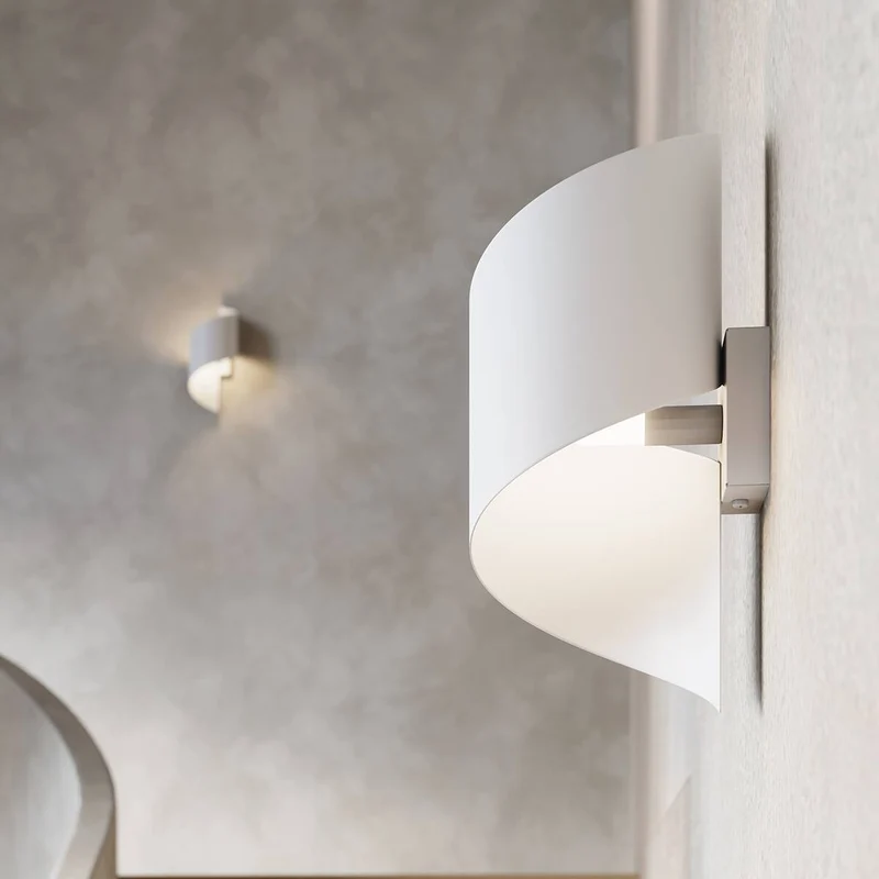 Applique murale Design Spirale Blanc