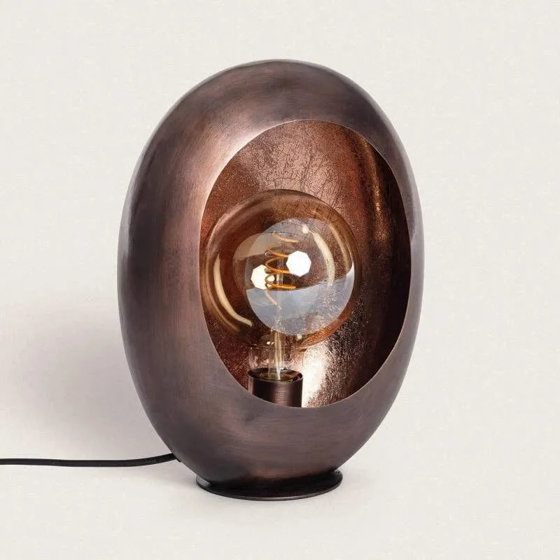 Lampe chevet Métal Bronze Chambre