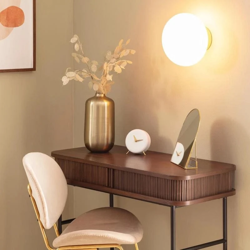 Luminaire murale Verre Ambre