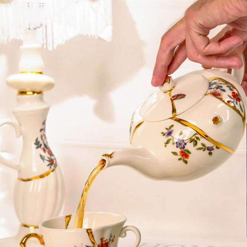 Seletti Kintsugi Tea Pot