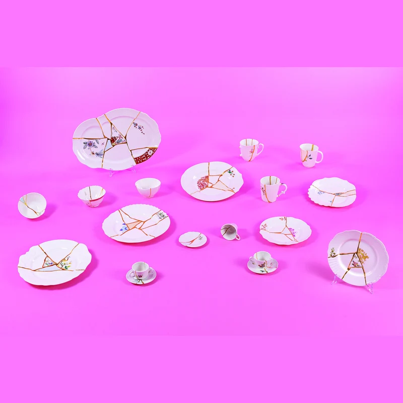 Seletti Kintsugi Dessert Plate